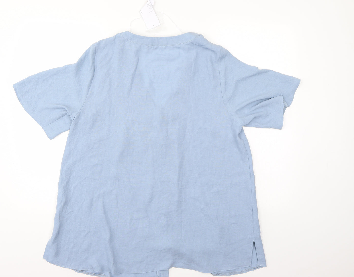 Evans Womens Blue   Basic Blouse Size 18