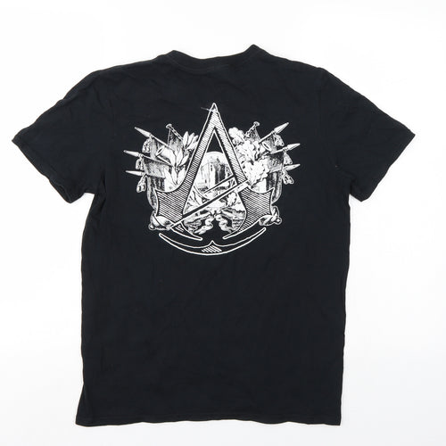 Gildan Mens Black    T-Shirt Size S