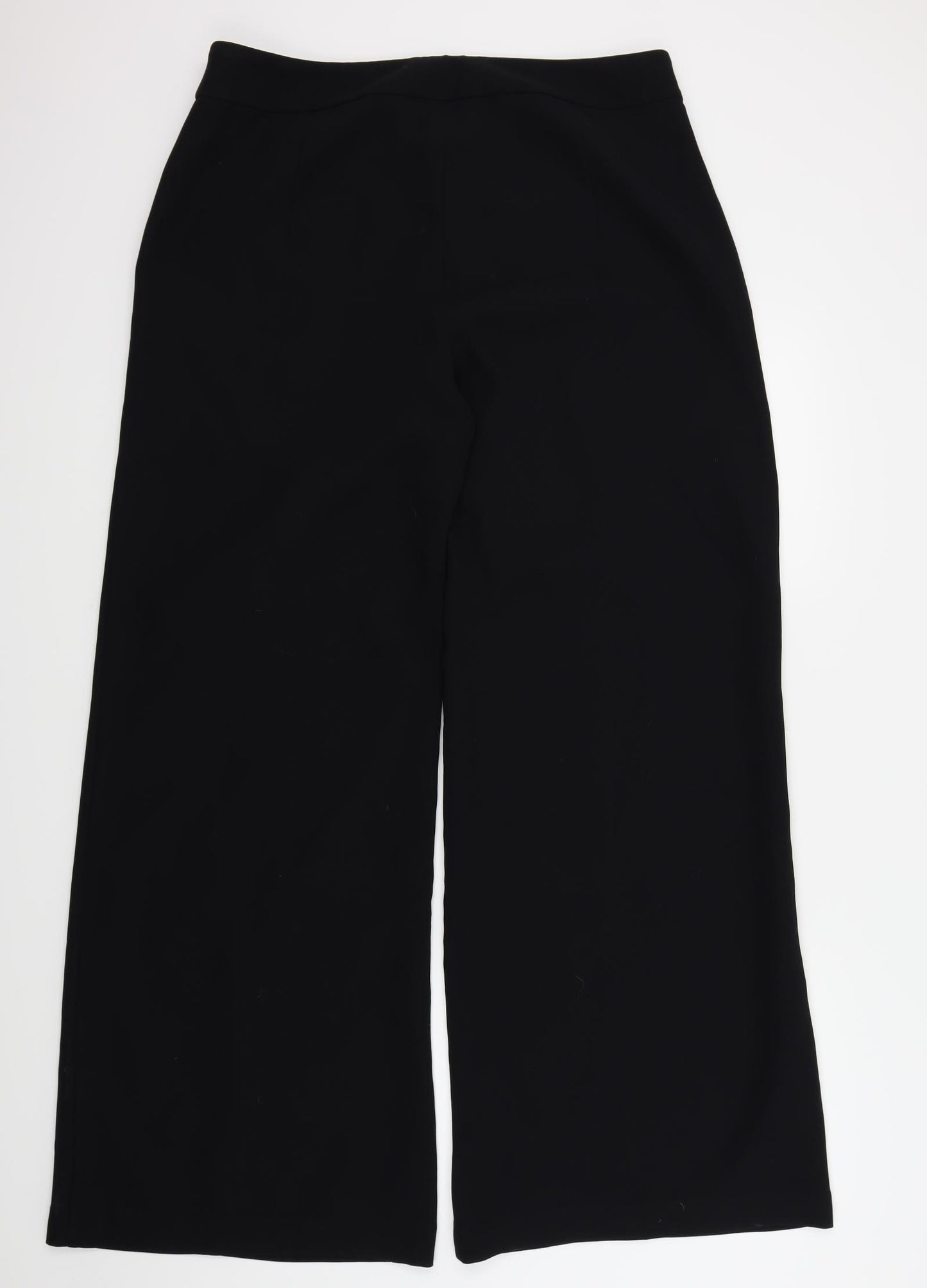 Preworn Womens Black   Trousers  Size 16 L31 in