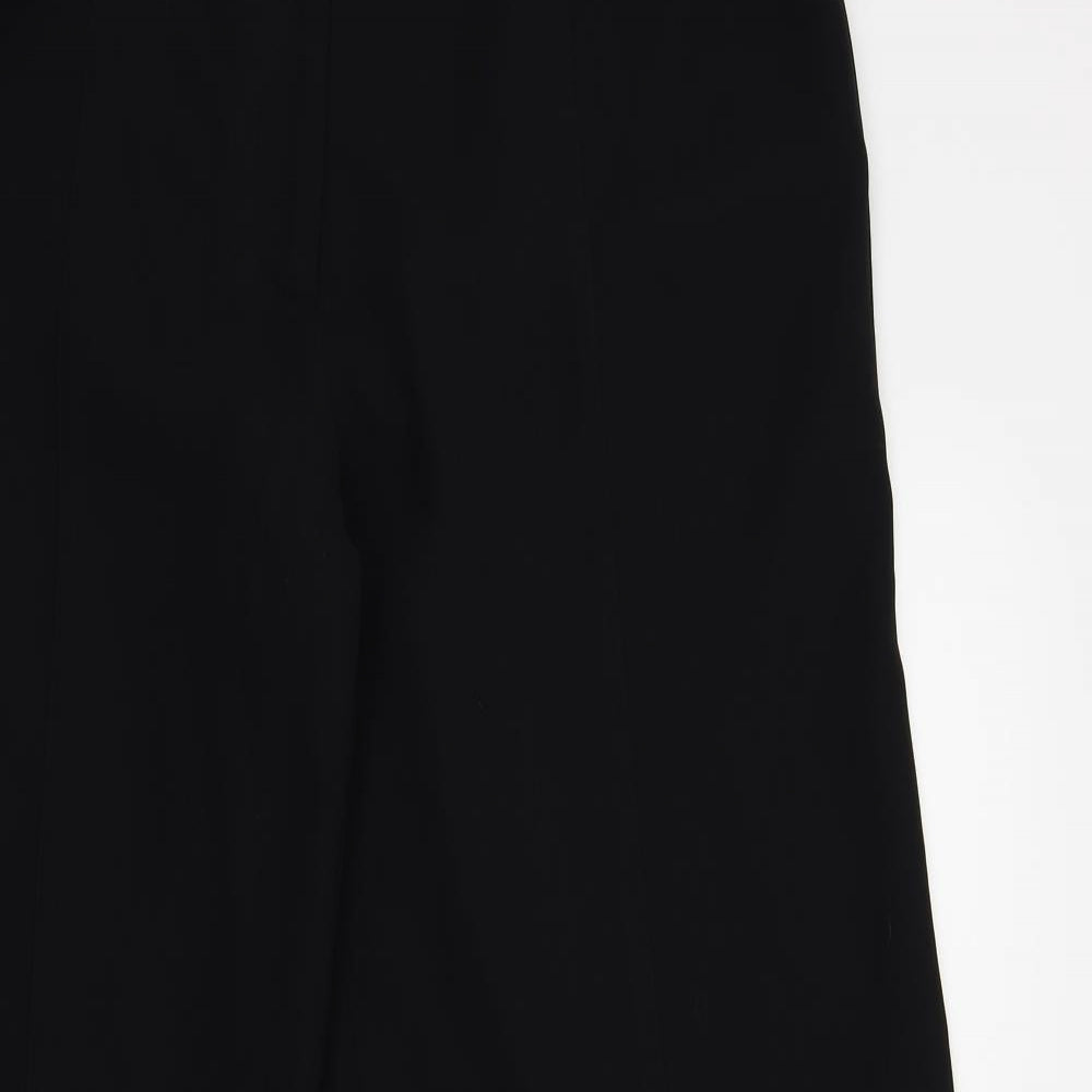 Preworn Womens Black   Trousers  Size 16 L31 in