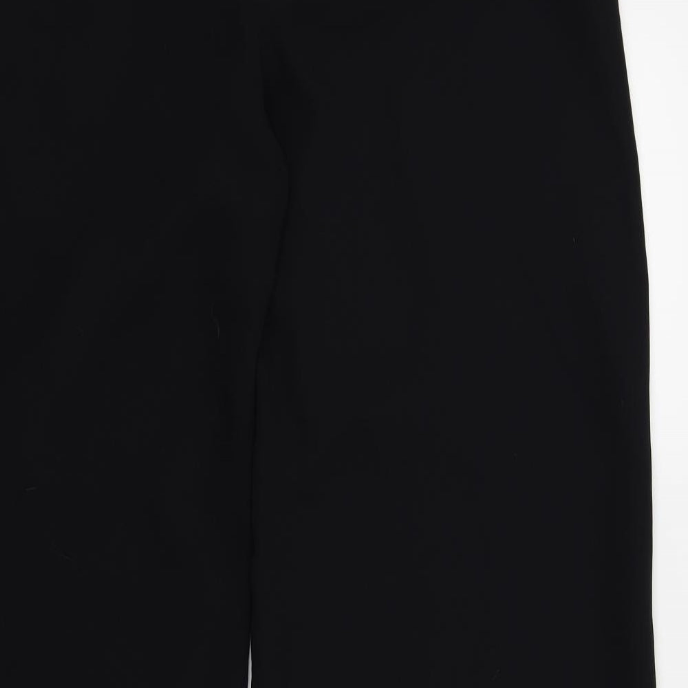 Preworn Womens Black   Trousers  Size 16 L31 in