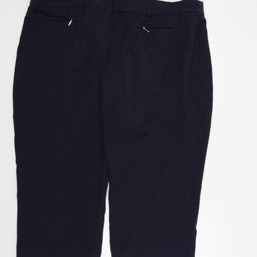 Preworn Womens Blue   Trousers  Size L L23 in