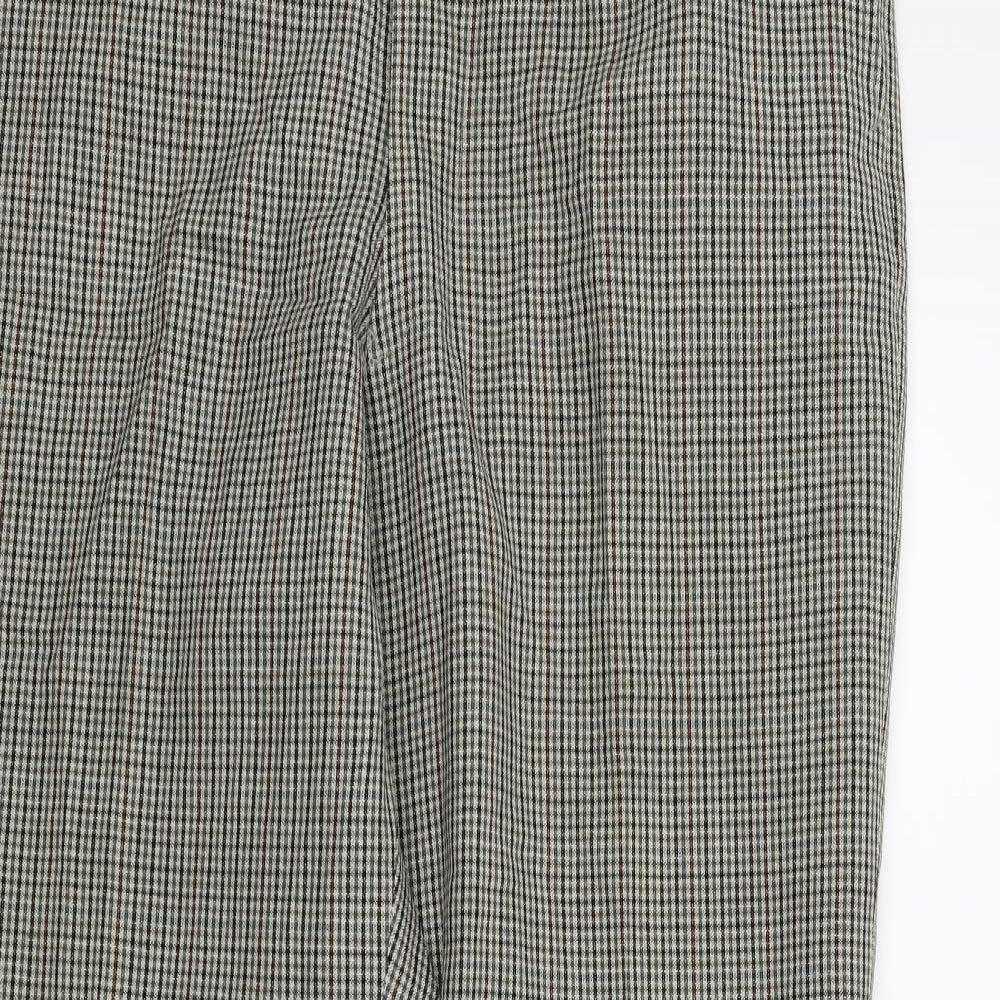Preworn Womens Brown Check  Trousers  Size 20 L31 in