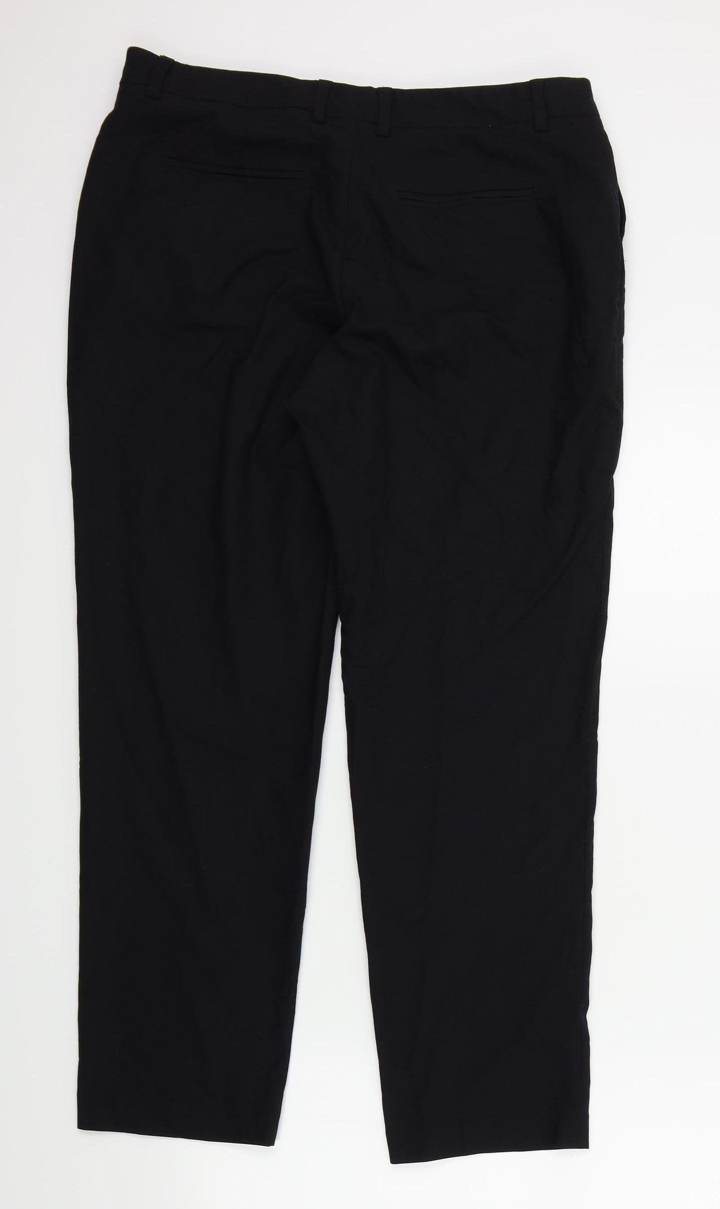 Autograph Womens Black   Trousers  Size 14 L28 in
