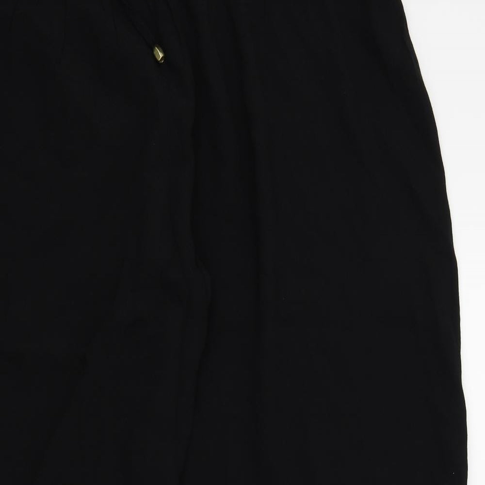 M&S Womens Black   Trousers  Size 18 L24 in