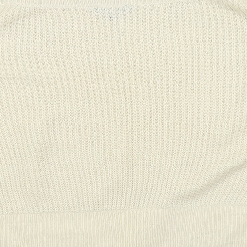 Dorothy Perkins Womens Beige   Pullover Jumper Size 10