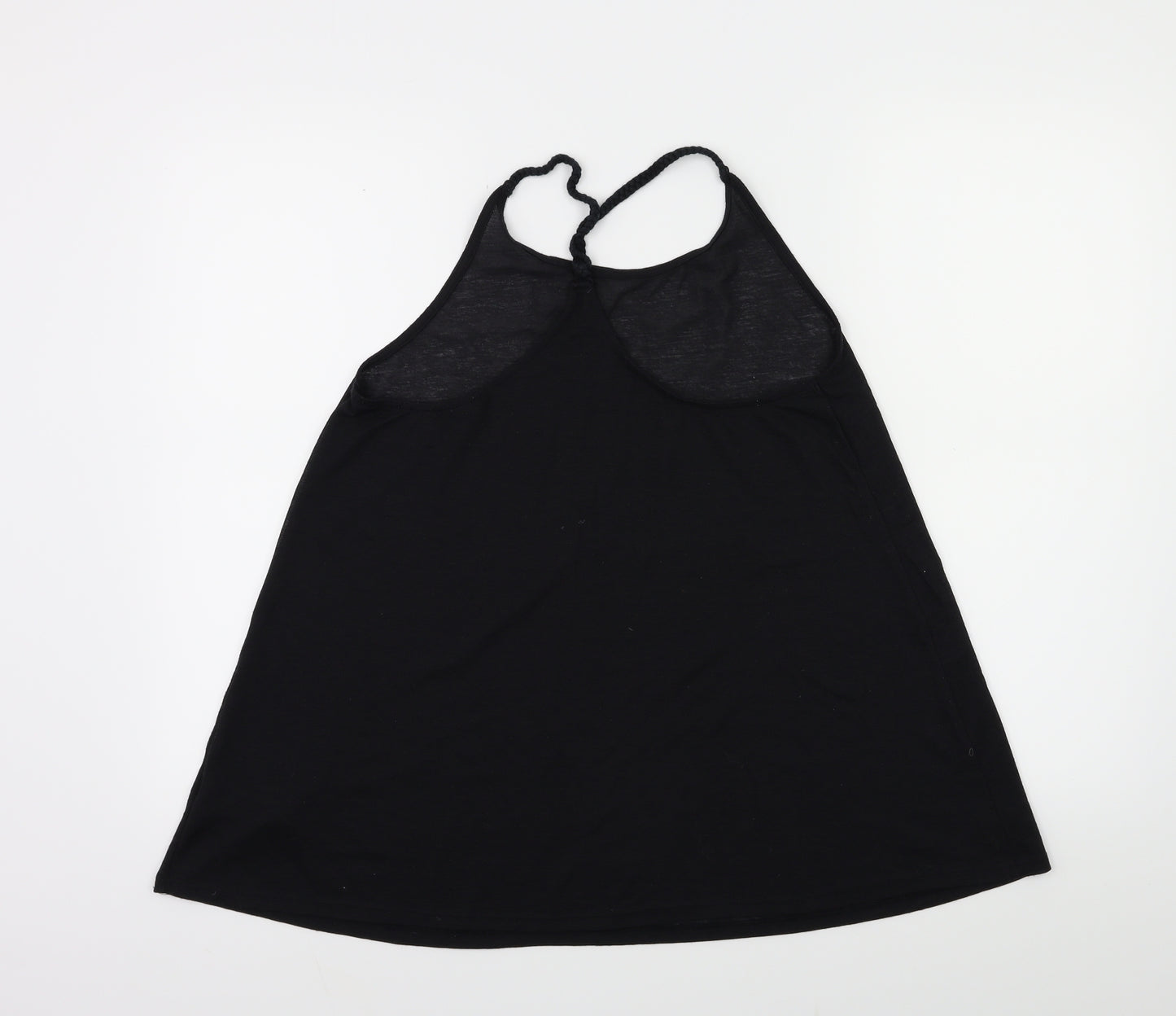 Topshop Womens Black   Basic Tank Size S