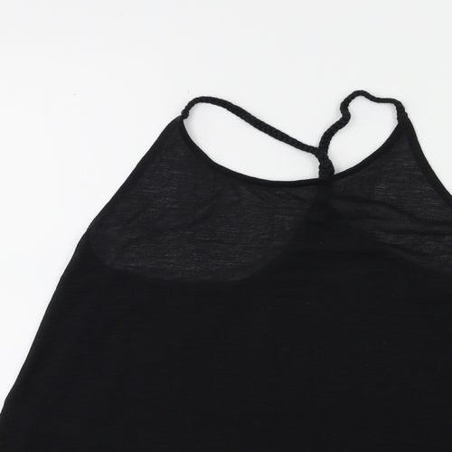 Topshop Womens Black   Basic Tank Size S