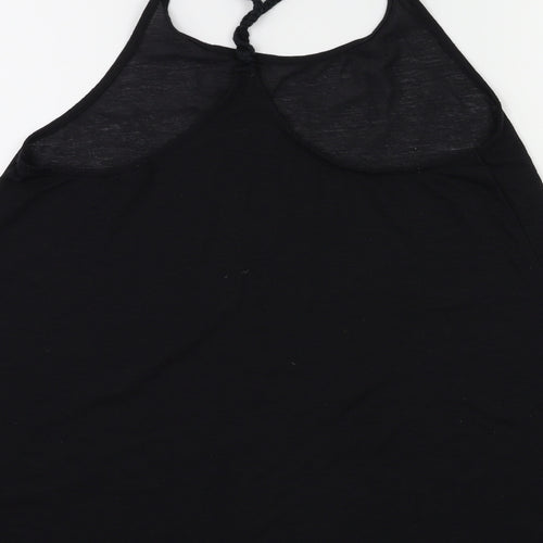 Topshop Womens Black   Basic Tank Size S