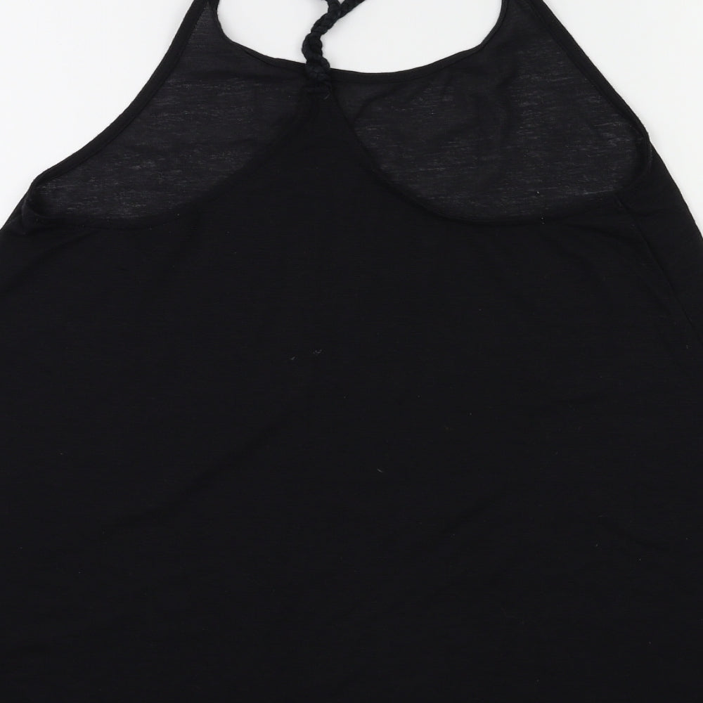 Topshop Womens Black   Basic Tank Size S