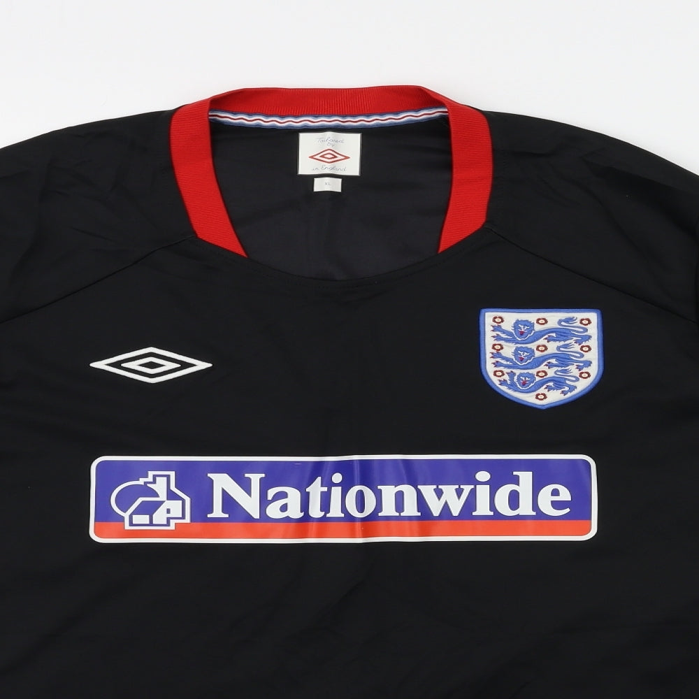 Umbro Mens Black    T-Shirt Size XL