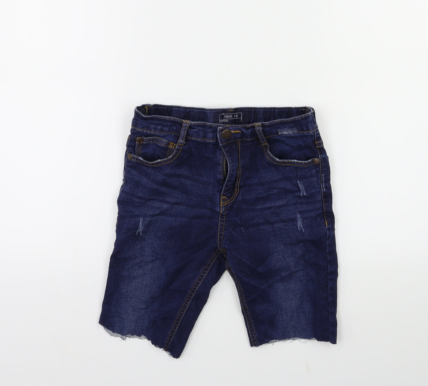 NEXT Boys Blue  Denim Biker Shorts Size 10 Years