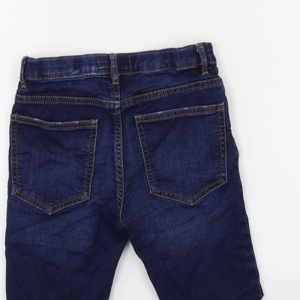 NEXT Boys Blue  Denim Biker Shorts Size 10 Years