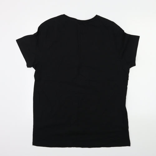 Ibiza Rocks Womens Black   Basic T-Shirt Size XL