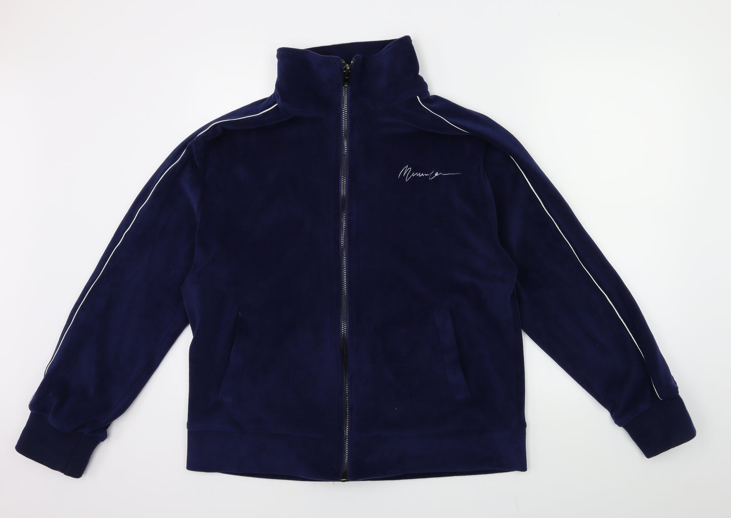 MENACE Mens Blue  Velvet Jacket  Size M