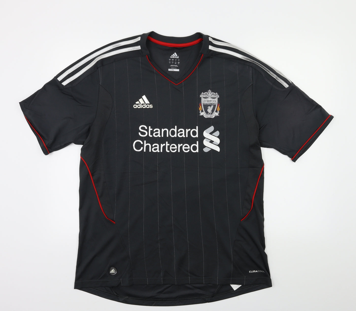 Liverpool FC Mens Grey    T-Shirt Size L