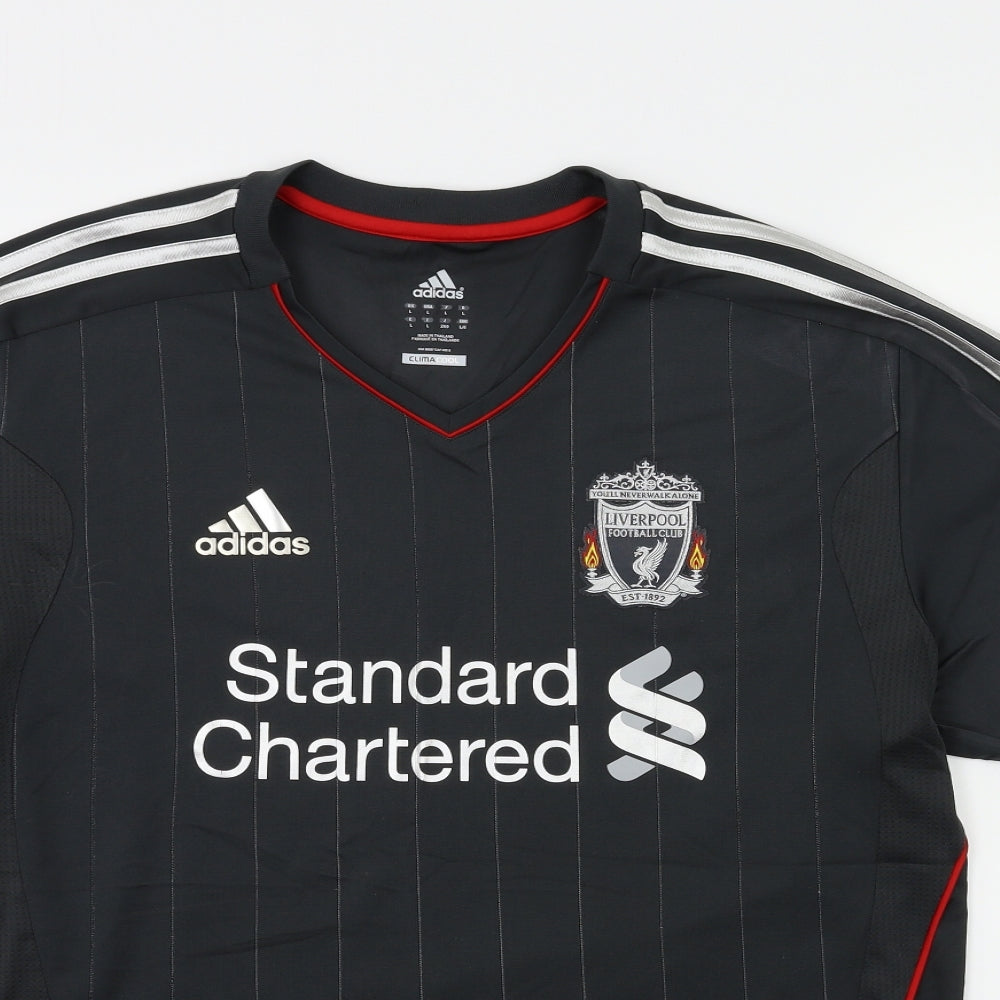 Liverpool FC Mens Grey    T-Shirt Size L