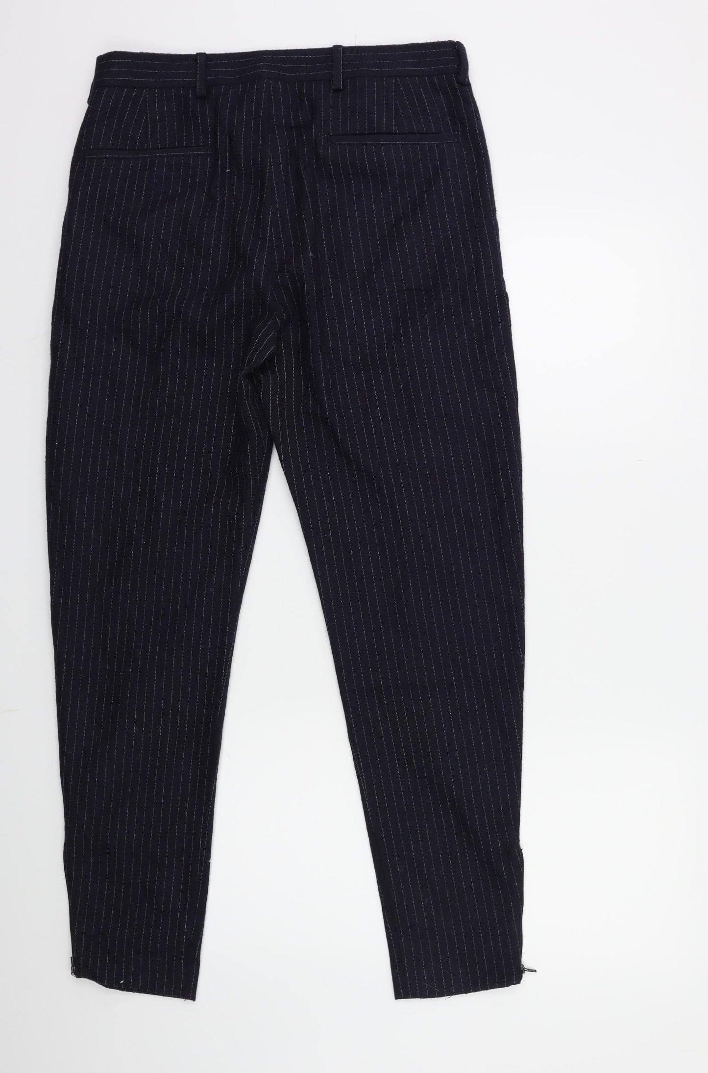 Preworn Mens Blue Striped  Trousers  Size 30 in L30 in