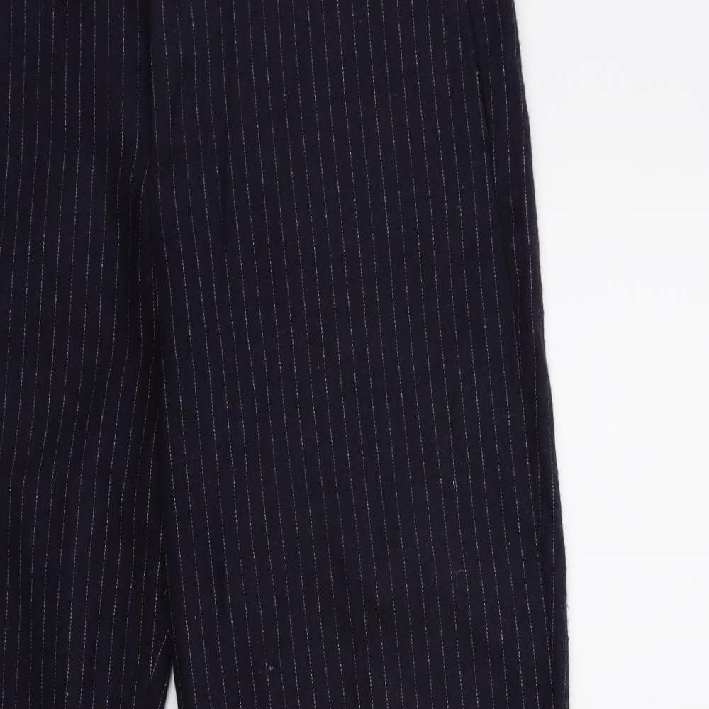 Preworn Mens Blue Striped  Trousers  Size 30 in L30 in