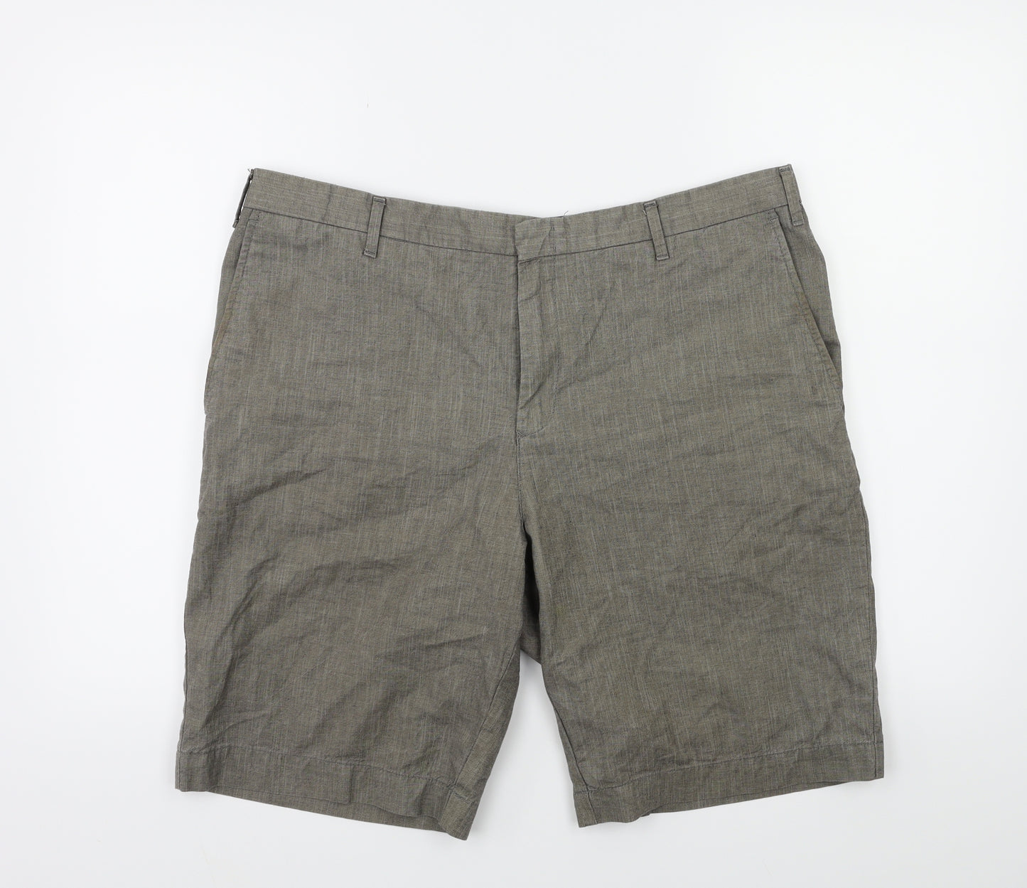 Marks and Spencer Mens Brown   Chino Shorts Size 36 in
