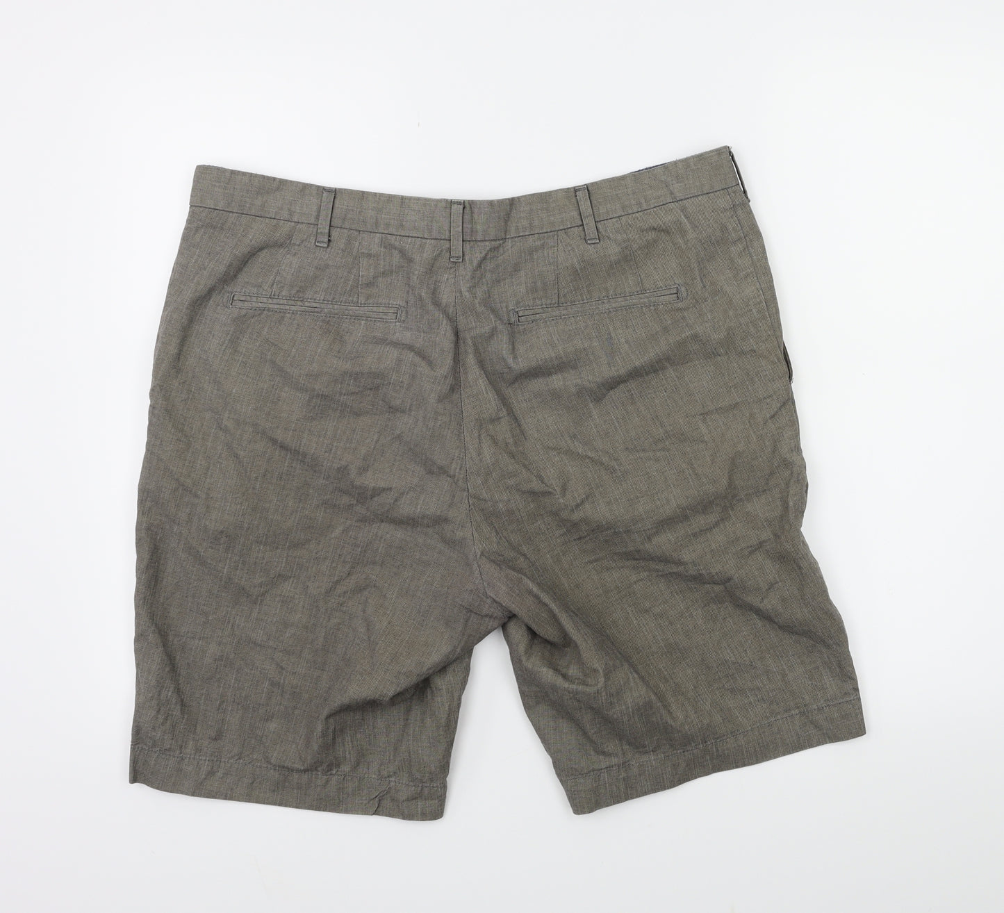 Marks and Spencer Mens Brown   Chino Shorts Size 36 in