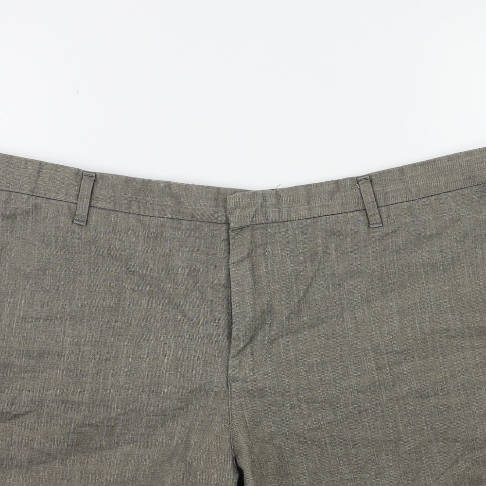 Marks and Spencer Mens Brown   Chino Shorts Size 36 in