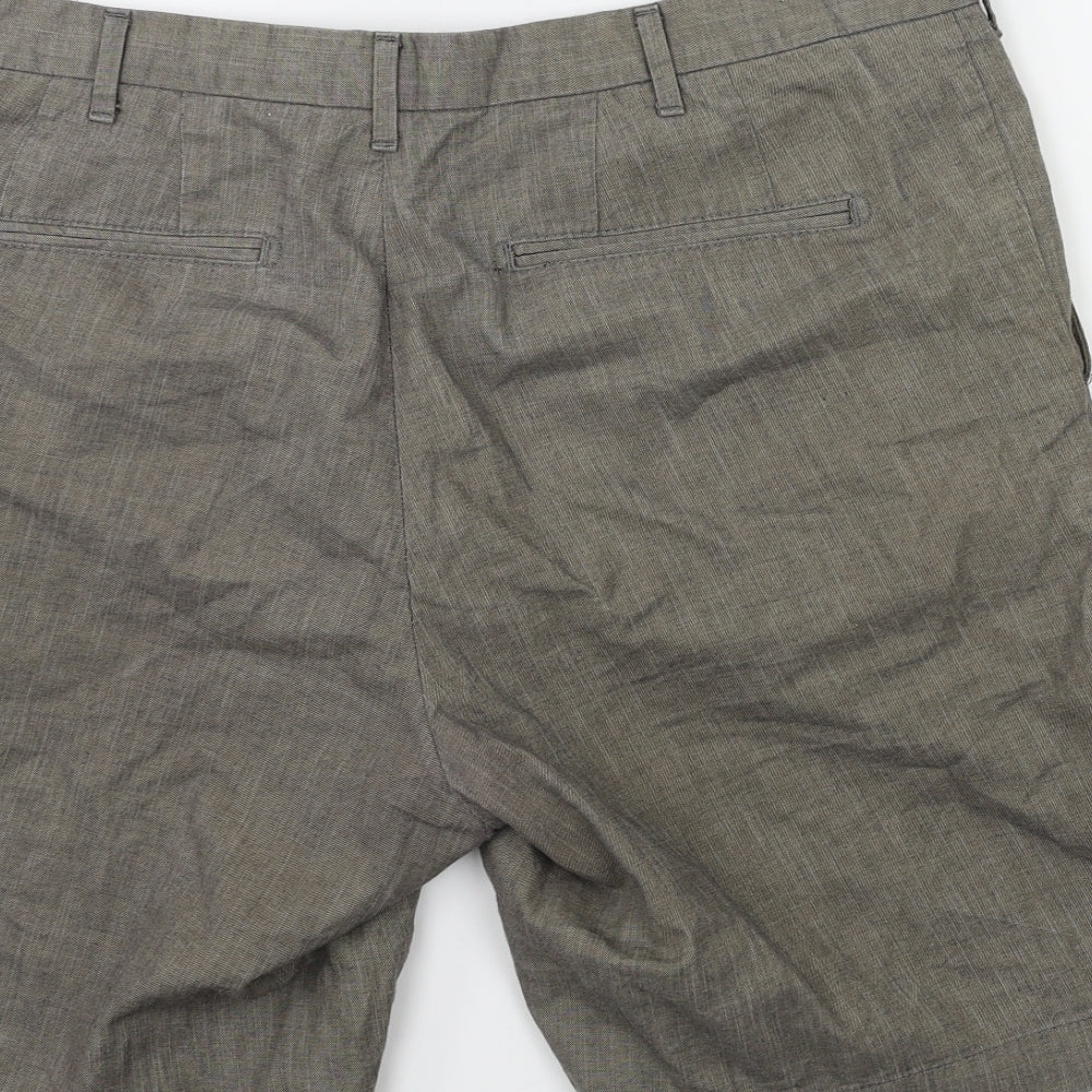 Marks and Spencer Mens Brown   Chino Shorts Size 36 in