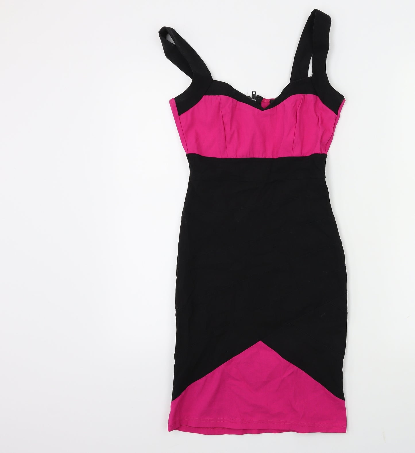 Preworn Womens Black   Bodycon  Size 8
