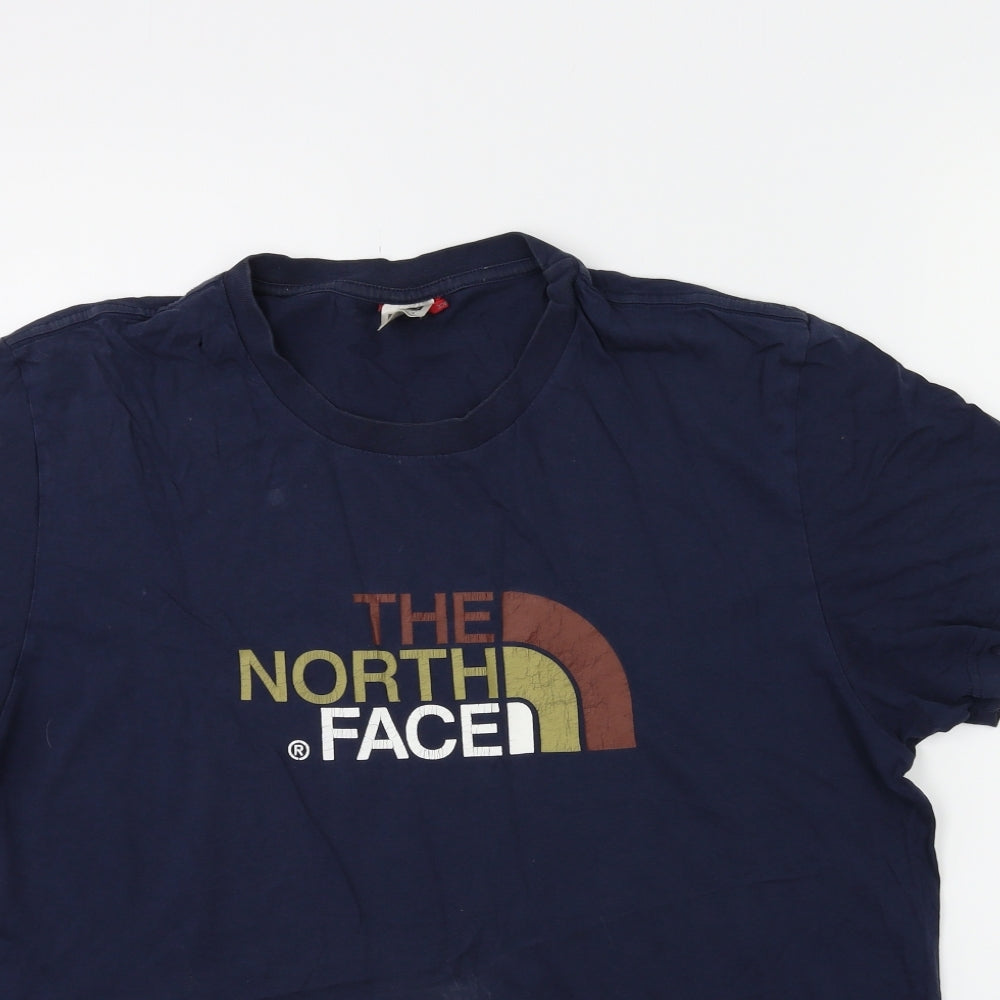 The North Face Mens Blue    T-Shirt Size L