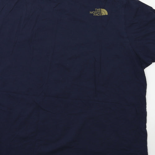 The North Face Mens Blue    T-Shirt Size L