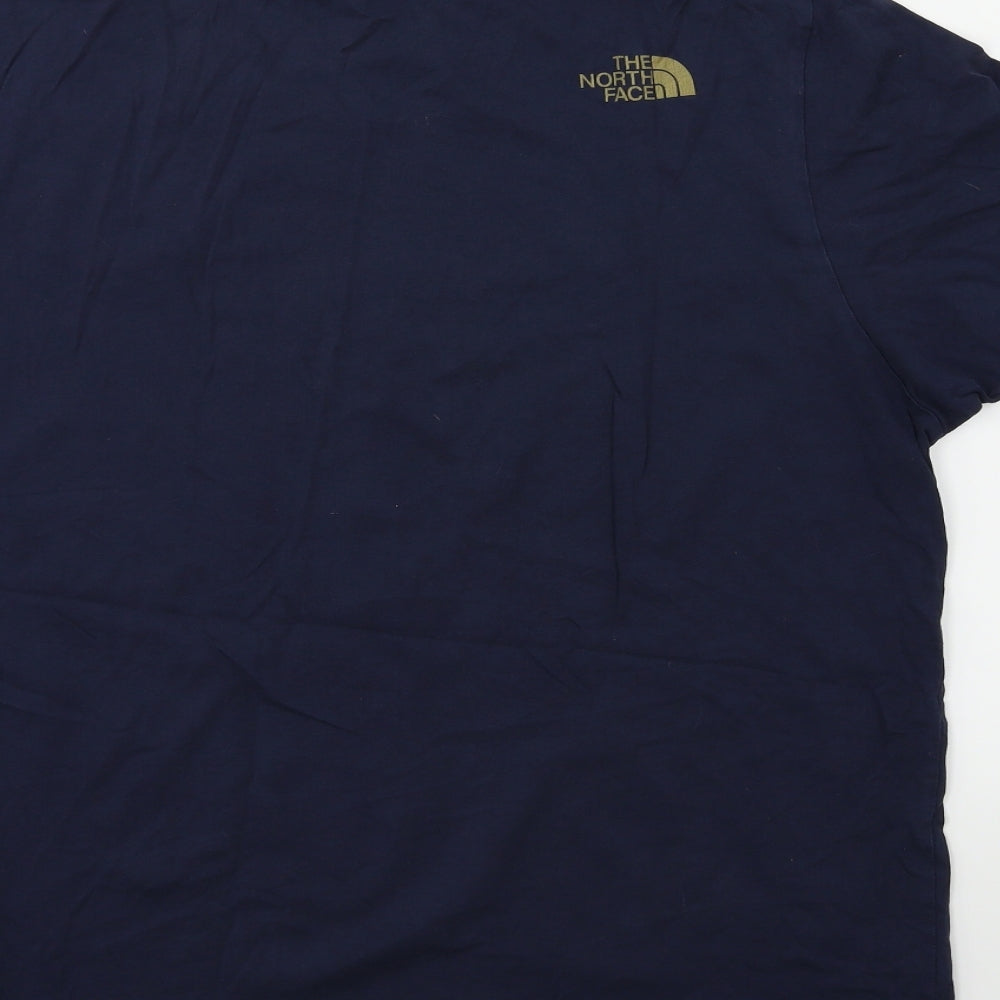 The North Face Mens Blue    T-Shirt Size L