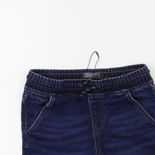Primark Boys Blue  Denim Cargo Shorts Size 10 Years