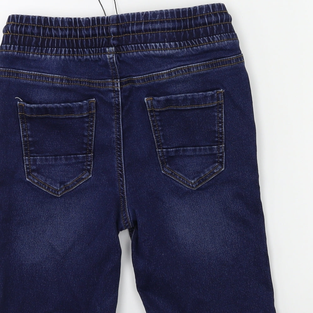 Primark Boys Blue  Denim Cargo Shorts Size 10 Years