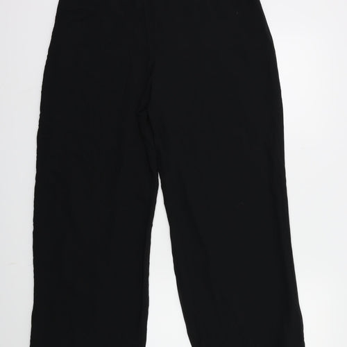 Marks and Spencer Womens Black   Trousers  Size 14 L27 in