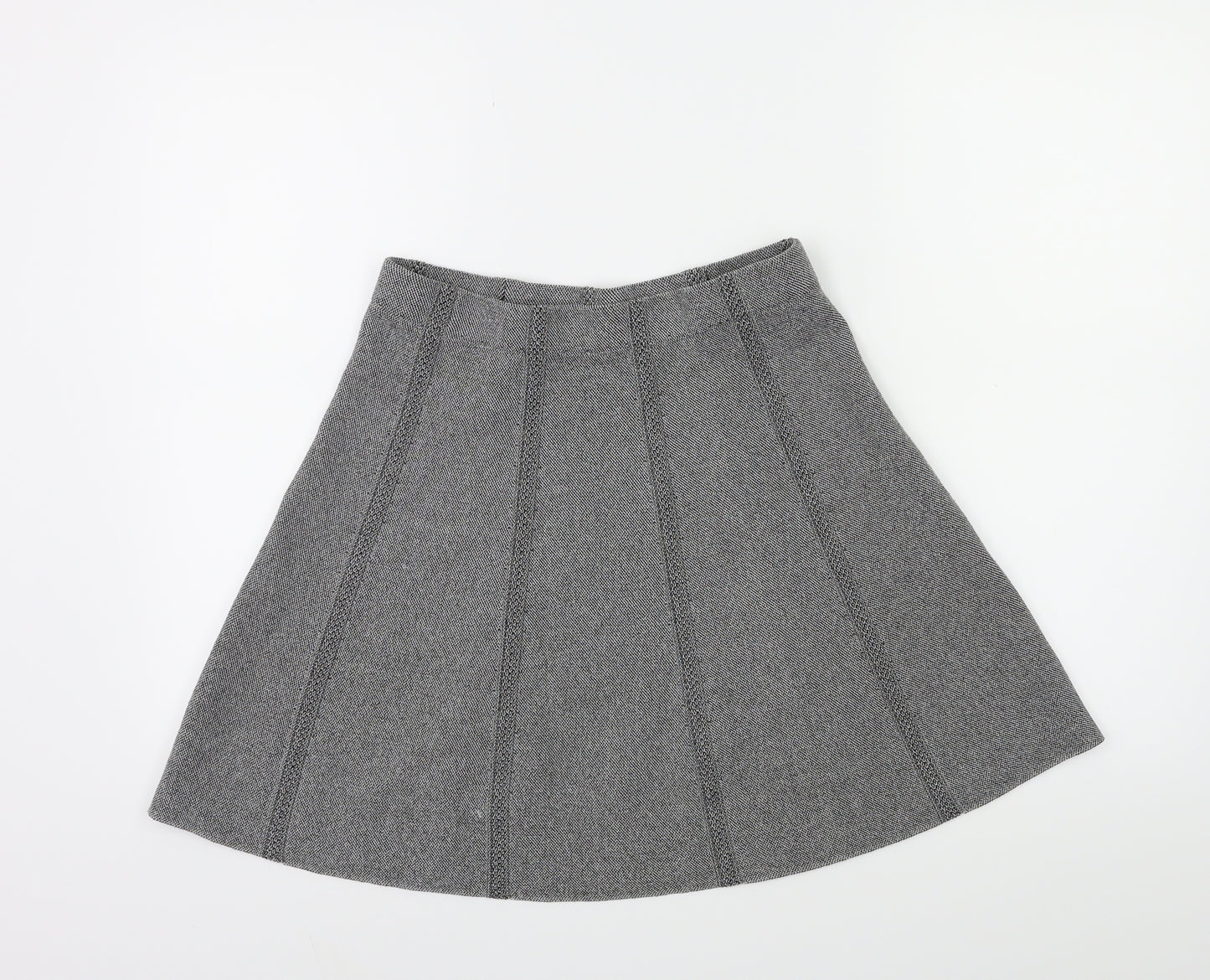 Zara Womens Grey   Flare Skirt Size S