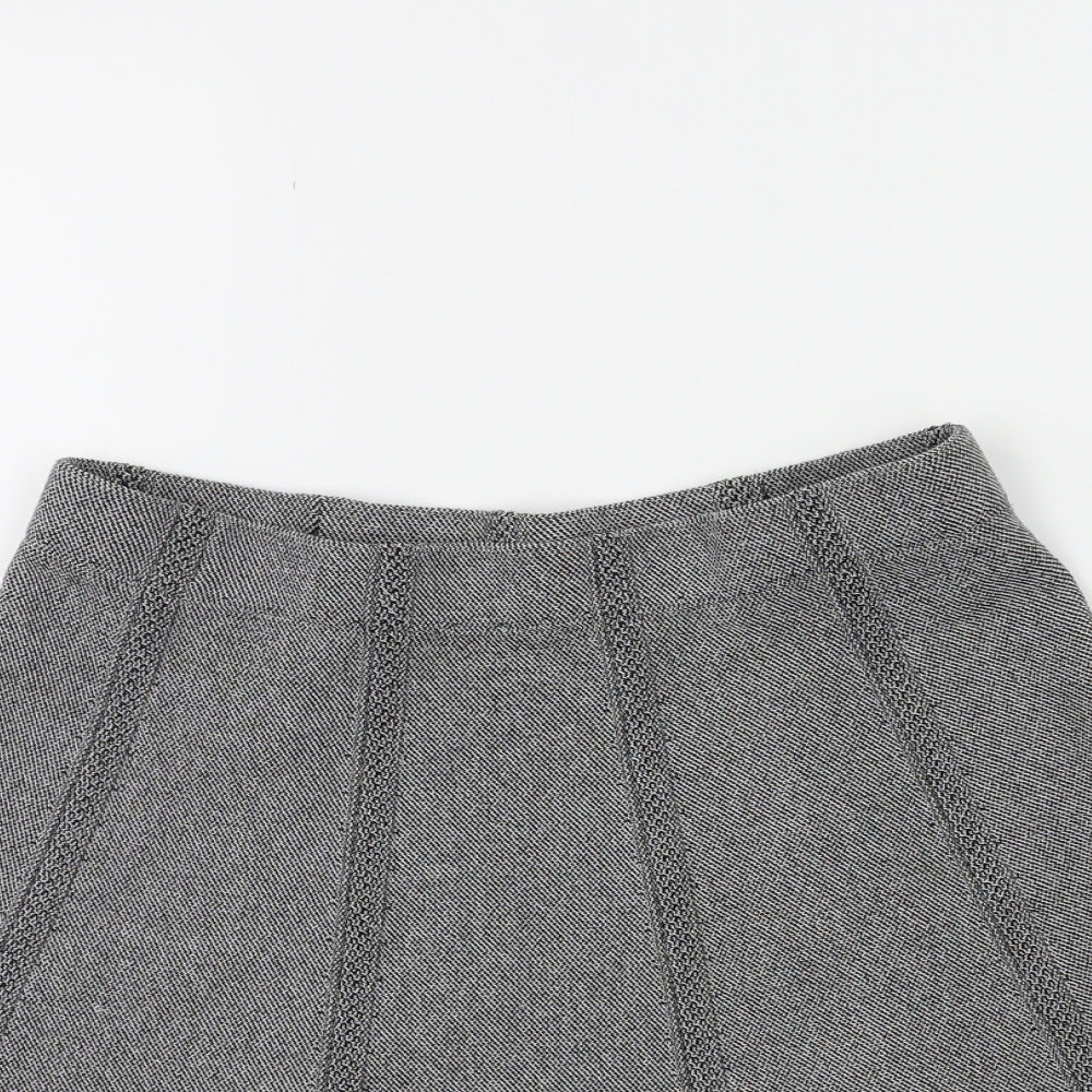 Zara Womens Grey   Flare Skirt Size S