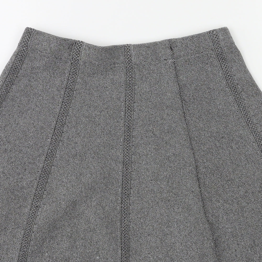 Zara Womens Grey   Flare Skirt Size S