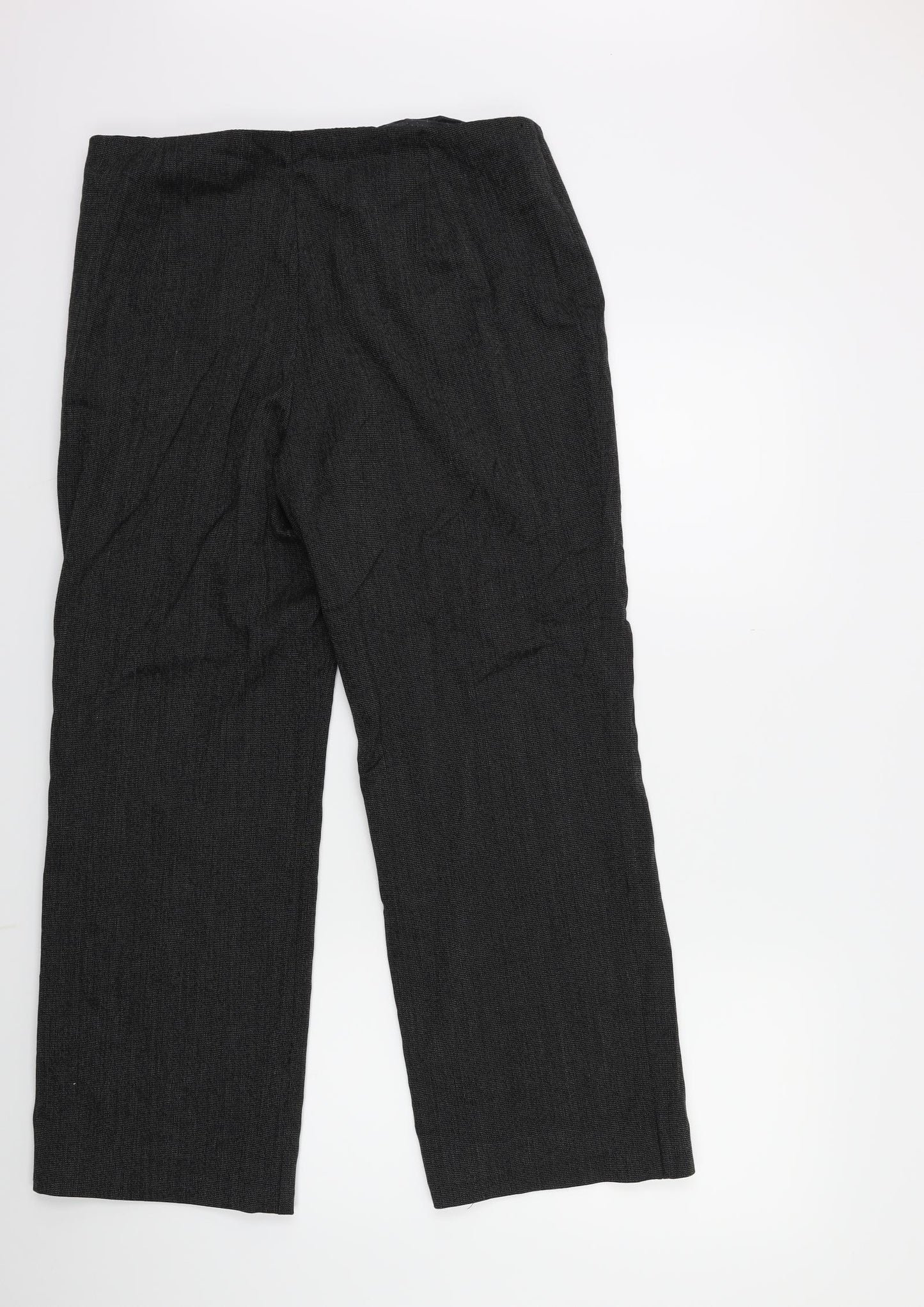 Marks and Spencer Womens Black   Trousers  Size 14 L26 in