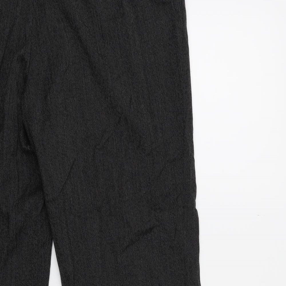 Marks and Spencer Womens Black   Trousers  Size 14 L26 in