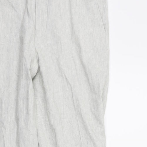 Marks and Spencer Mens Grey  Rayon Dress Pants Trousers Size 30 in L31 in