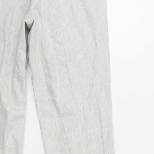 Marks and Spencer Mens Grey  Rayon Dress Pants Trousers Size 30 in L31 in