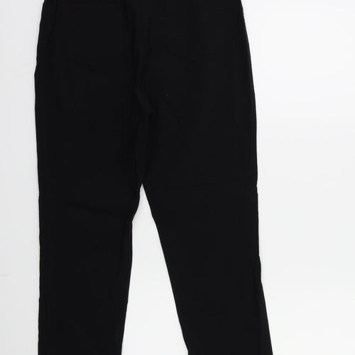 Roma Womens Black   Trousers  Size 14 L25 in