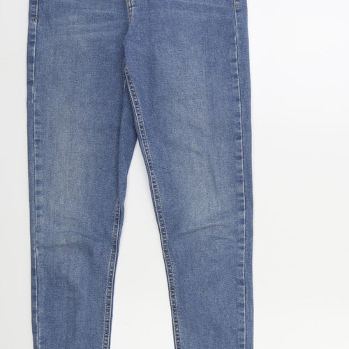Topshop Womens Blue  Denim Skinny Jeans Size 28 in L32 in