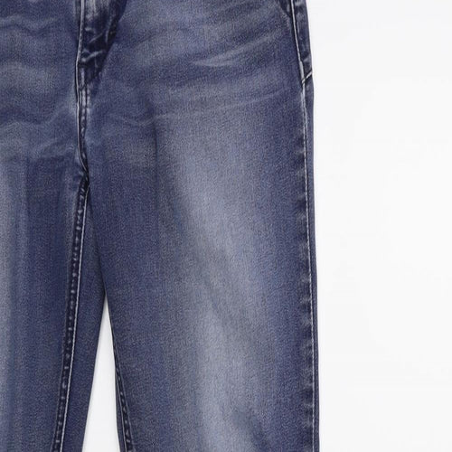 Preworn Womens Blue  Denim Skinny Jeans Size 28 in L28 in