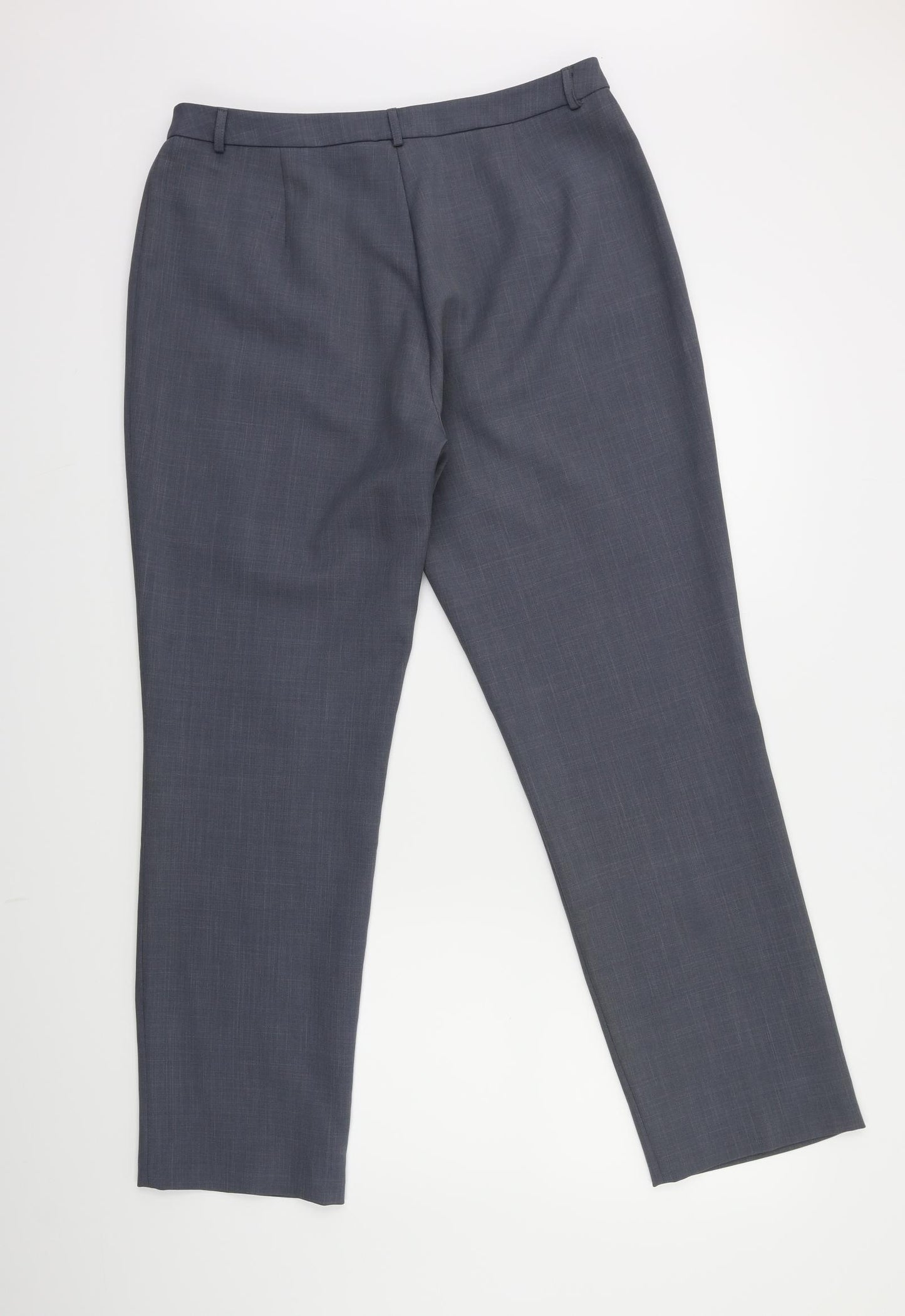 Preworn Womens Grey   Trousers  Size 16 L28 in