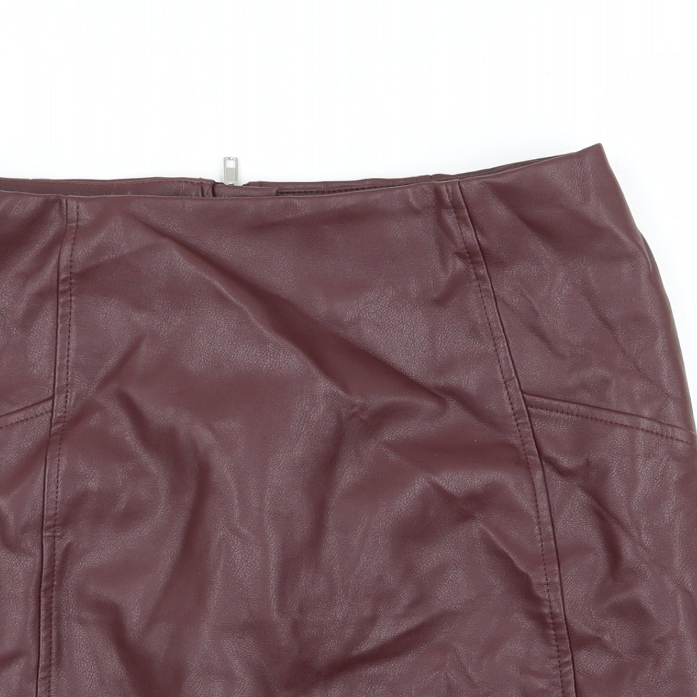 New Look Womens Purple   Mini Skirt Size 10