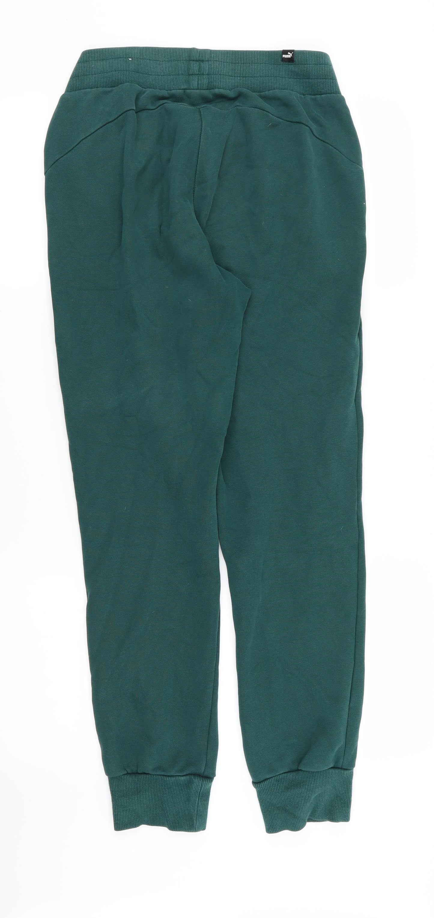 PUMA Womens Green   Jogger Trousers Size 10 L26 in - Stretch waistband
