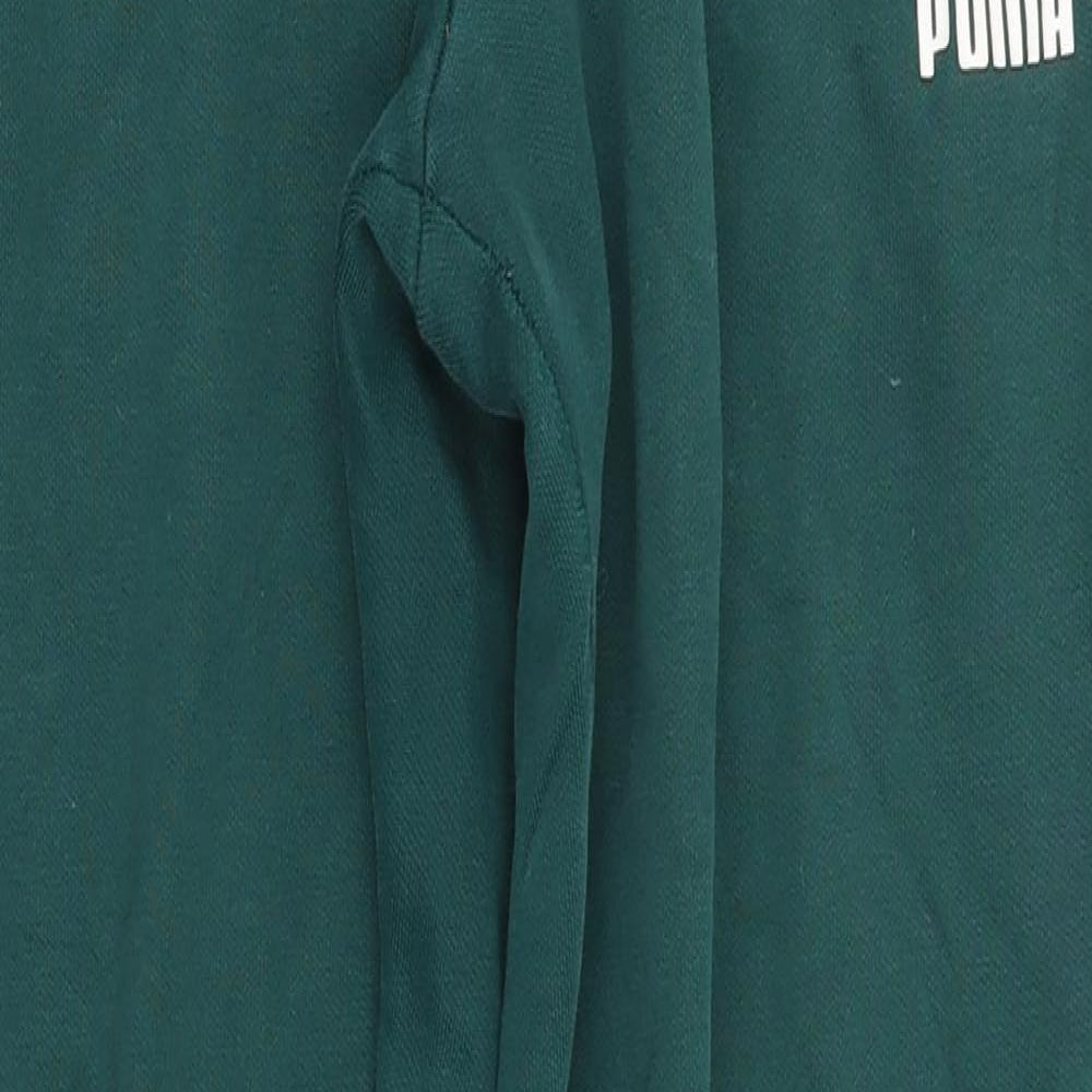 PUMA Womens Green   Jogger Trousers Size 10 L26 in - Stretch waistband