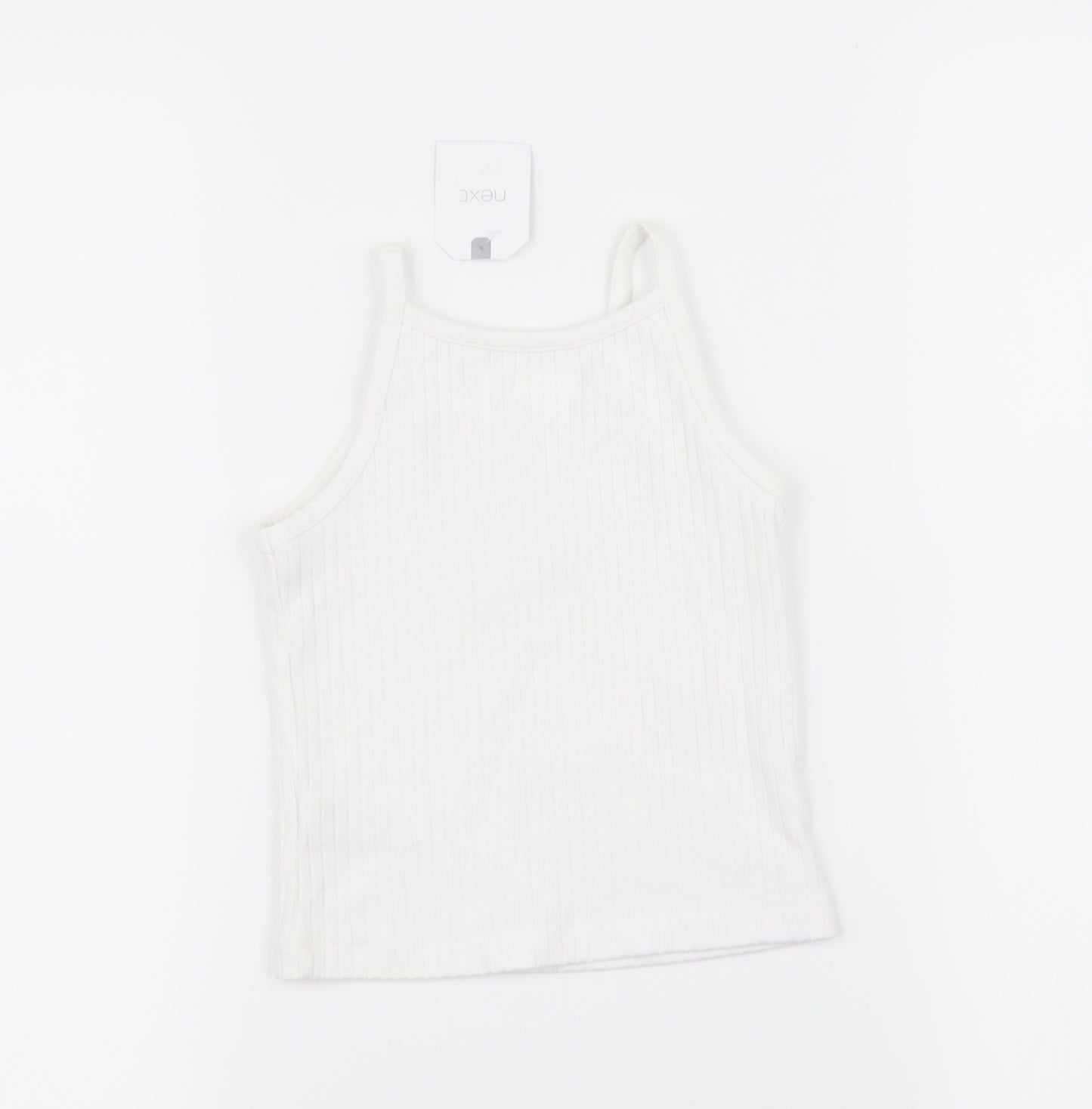 NEXT Girls White   Basic Tank Size 4 Years