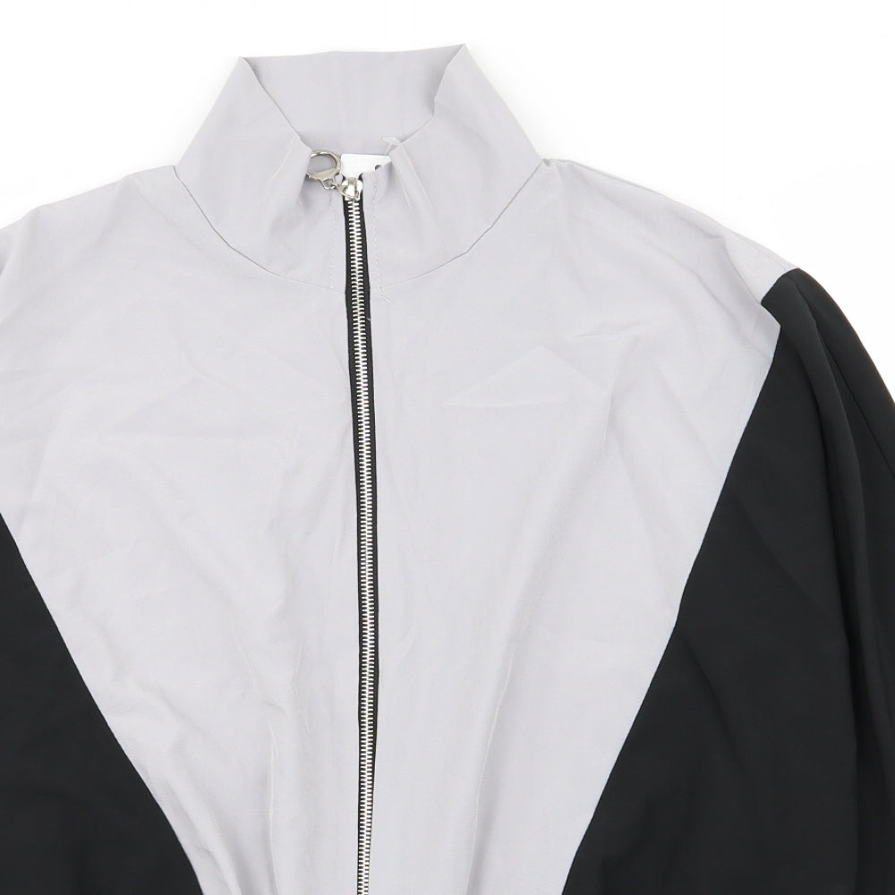 Boohoo Womens Grey   Full Zip Jumper Size 14